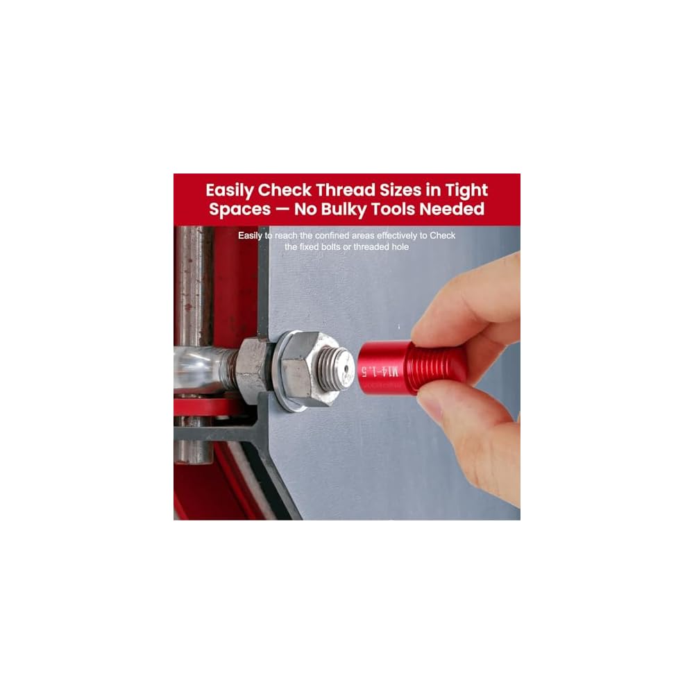 Boss Thread Checker Thread Checker, 44pcs Nut and Bolt Thread Checker, Australia | Ubuy