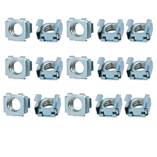 Uxcell M10 Kohlenstoffstahl Käfigmuttern 15 Stück