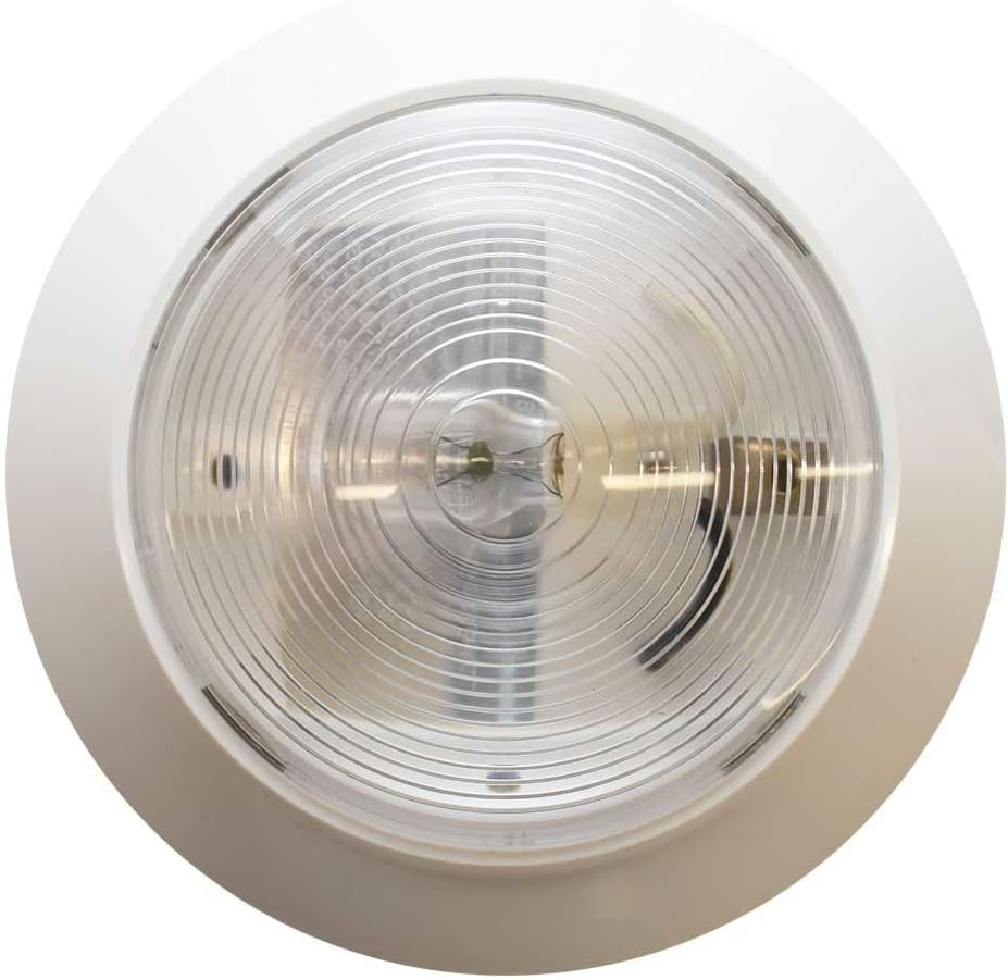 Guest Boat Dome Light 8018-5-LS-B | Four Winns White 5 3/4 Inch