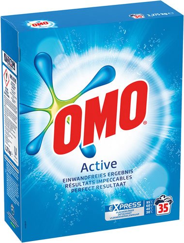 Preisvergleich Produktbild OMO Active Universal, Pulver - 4X 35 Waschgänge