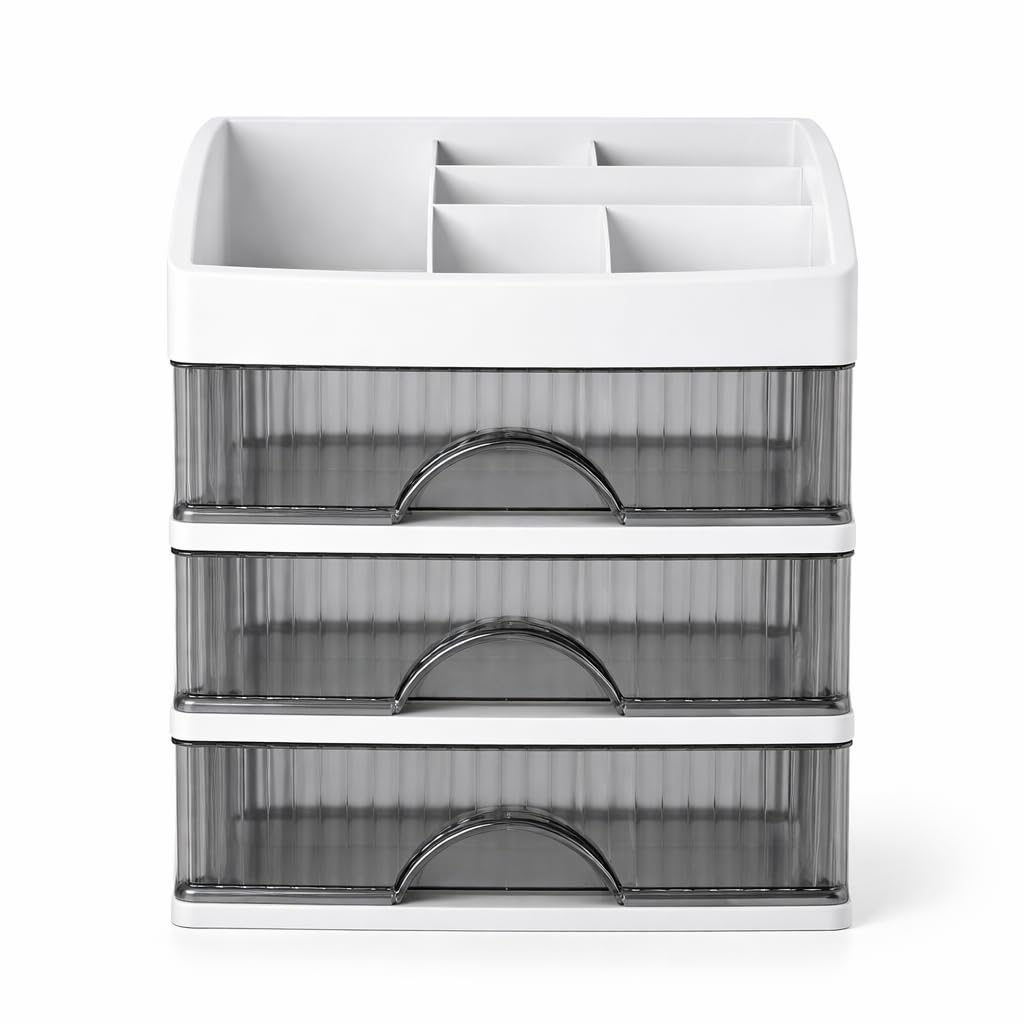 HoopVool® Countertop Organizer with Drawers Plastic Storage for Makeup Brush,Hair Accessories,Jewelry,Skincare Vanity Disp... - Review, Price and Buying Guide