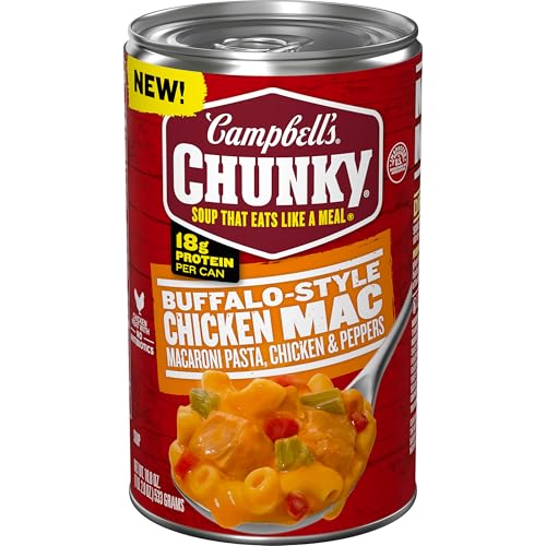 Image of Campbell's Chunky Buffalo-Style Chicken Mac Soup, 18.8 oz Can