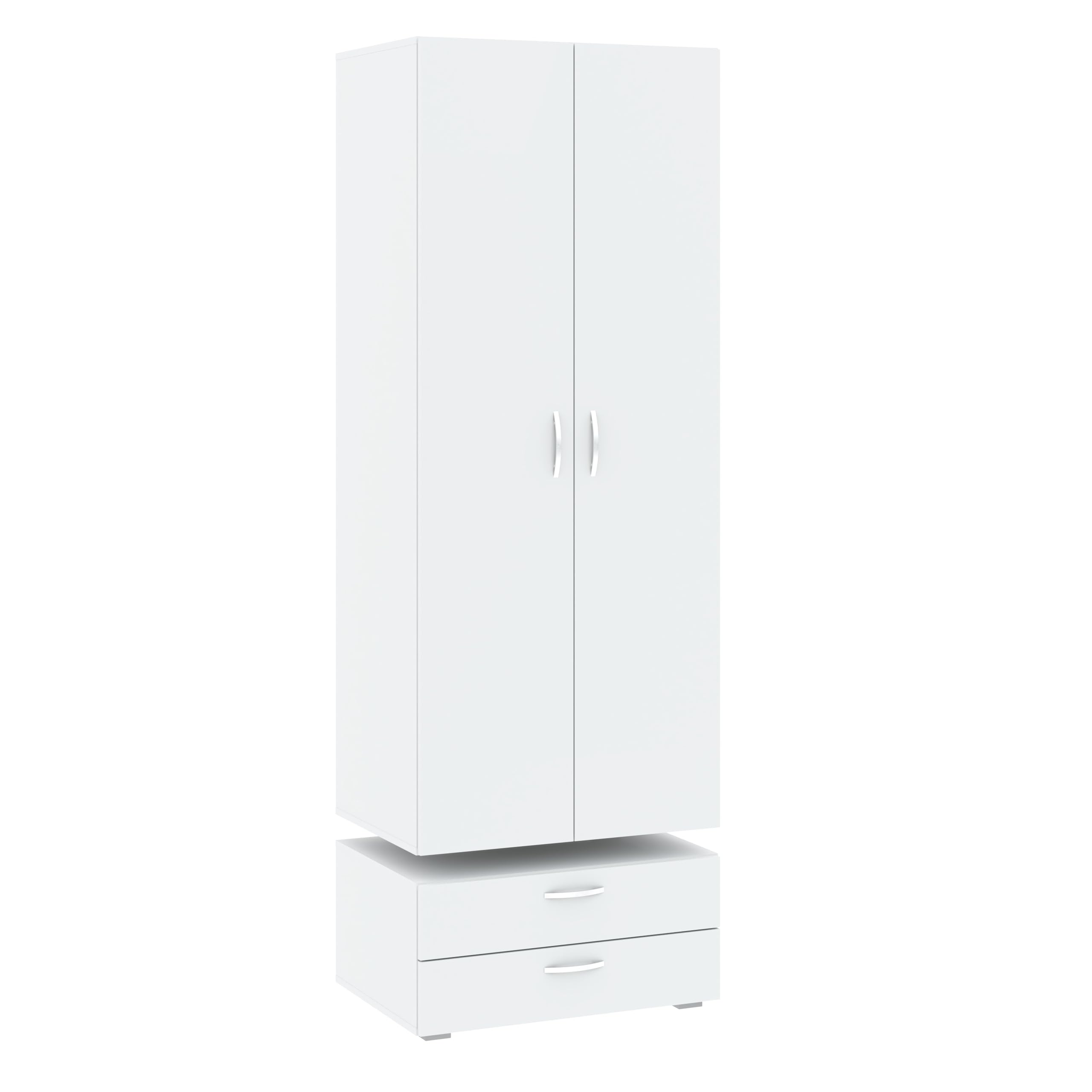 Oggi Italo Mobili Soggiorno Legno ingegnerizzato Bianco 74 x 214 x 51,9 cm