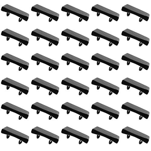JCBIZ 30pcs 65x9mm Plastic Bed Slat End Caps Holders Plastic Connector Furniture Accessories for Holding Securing Wooden Slats Bed Base