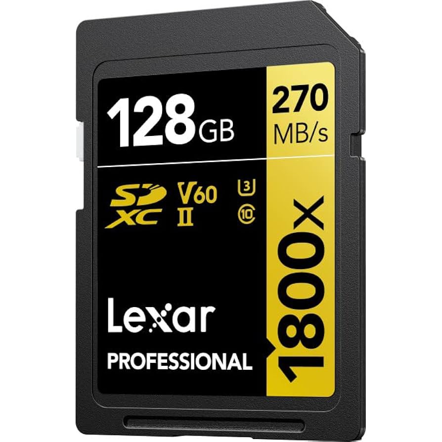 レキサーメディア Lexar Professional 1800x Amazon.com: Lexar Professional 1800x SDXC UHS-II Card Gold