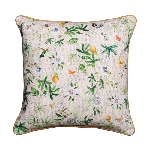 Maison d' Hermine Throw Pillow Covers 100% Cotton (18" x 18" - Pack of 1)