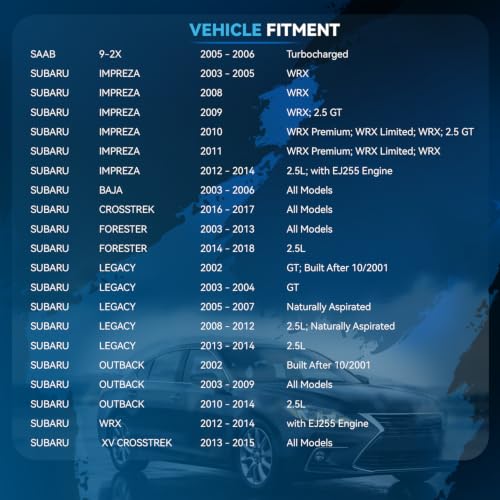 Image of Detroit Axle - Front 2pc Brake Calipers for Subaru Forester Outback Impreza