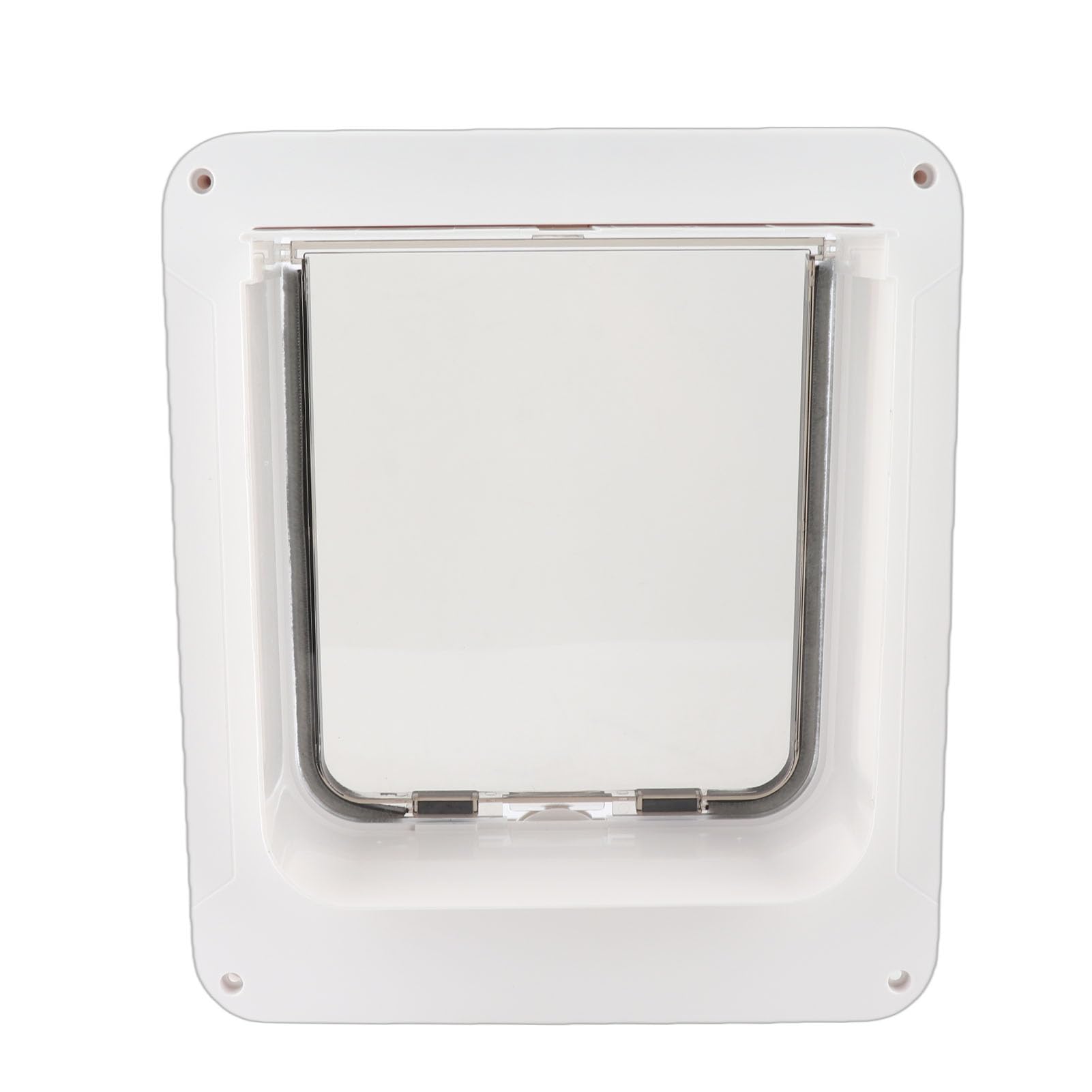 VBESTLIFE Puerta Inteligente para Gatos, Puerta Automática para Gatos con Sensor Activado por Collar, Selectiva para Mascotas para Acceso Interior y Exterior, Cerradura de Doble Dirección,