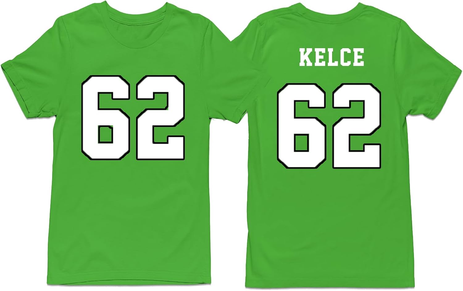 Jason Kelce #62 Football T-Shirt Cotton Jersey