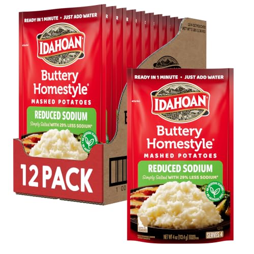 Idahoan Reduced Sodium Mashed Potatoes...