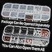 144pcs Rubber O Ring Assortment Kits 12 Sizes Made of Nitrile Rubber NBR Replacement