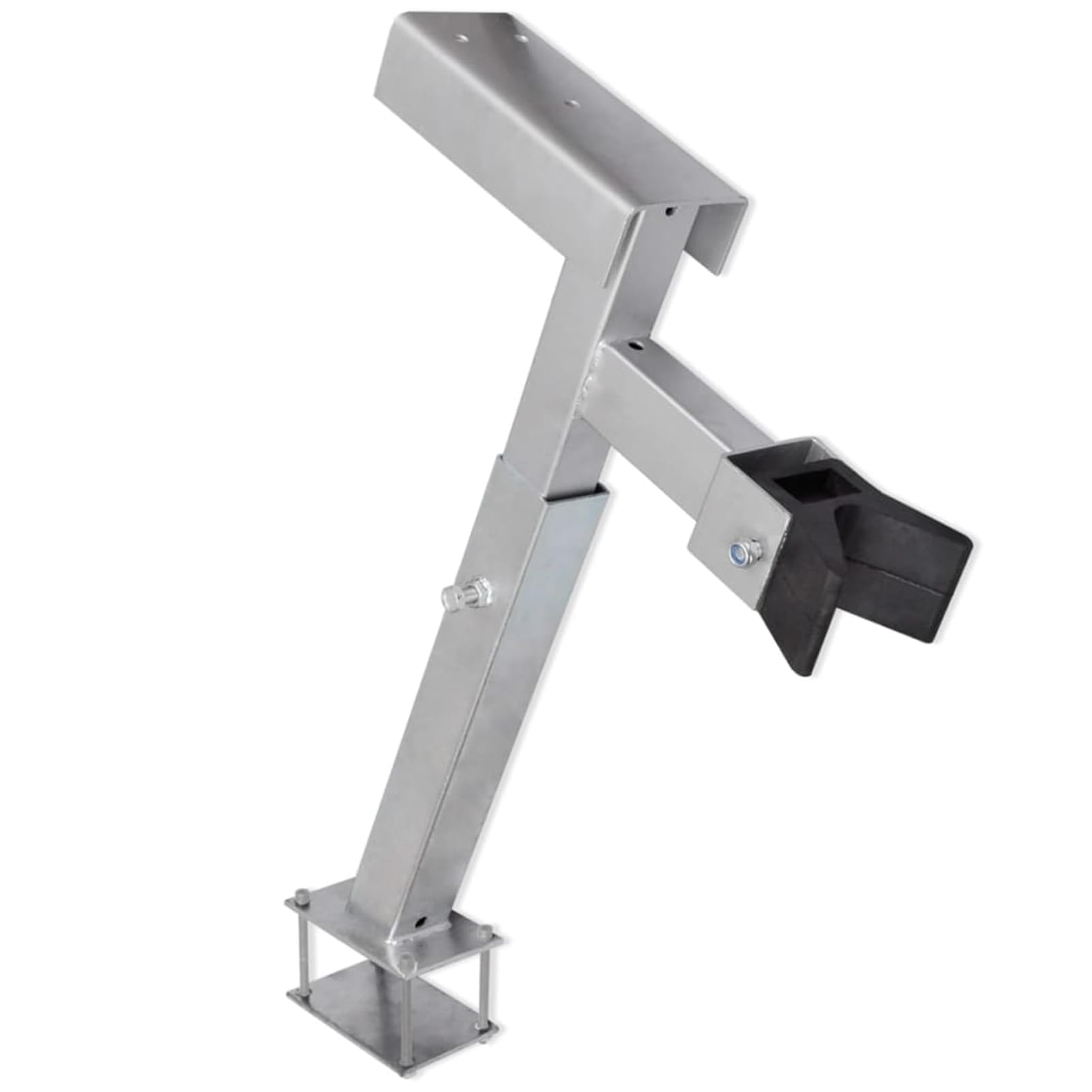 Gecheer Bootsanhänger Windenstand mit Bugstütze, Verstellbarer Windenständer 62-72 cm, Stahl, für sichere Bootsführung und Transport