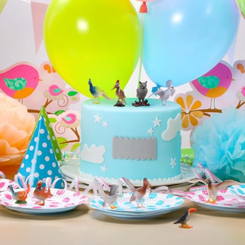 Image of Small Kids Sea & Wild Animal Toys Sets for Fun, Educational, Spark Imagination and Learning (Multi Choice Sets) (Birds) 24pcs