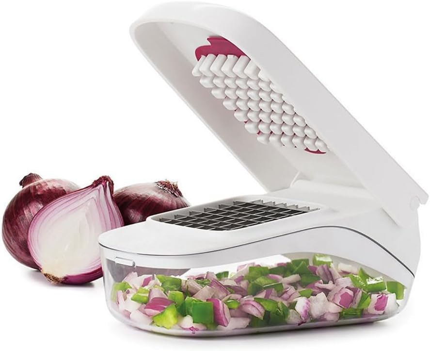 Potato Dicer, Shredder, Vegetable and Onion Chopper, Cheese Dicer, Fruit Pepper Cutter, Multifunctional Cooker, Easy to Use, Kitchen Utensils Style