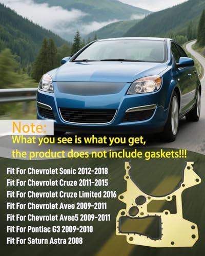 Image of 24405911 Engine Timing Cover Gasket Fit for Chevrolet Chevy Sonic 2012-2018 Cruze 2011-2015 1.8L L4 Aveo 2009-2011 Pontiac G3 2009-2010 1.6L L4, Chain Case Cover Gasket