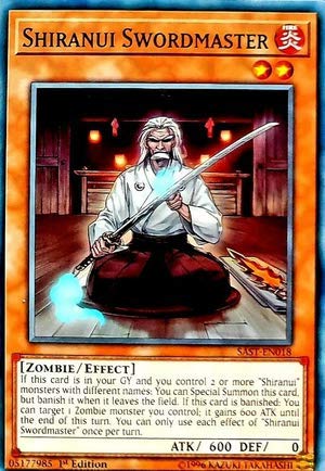 Yu-Gi-Oh! - Shiranui Swordmaster - SAST-EN018 - Savage Strike - First Edition - Common