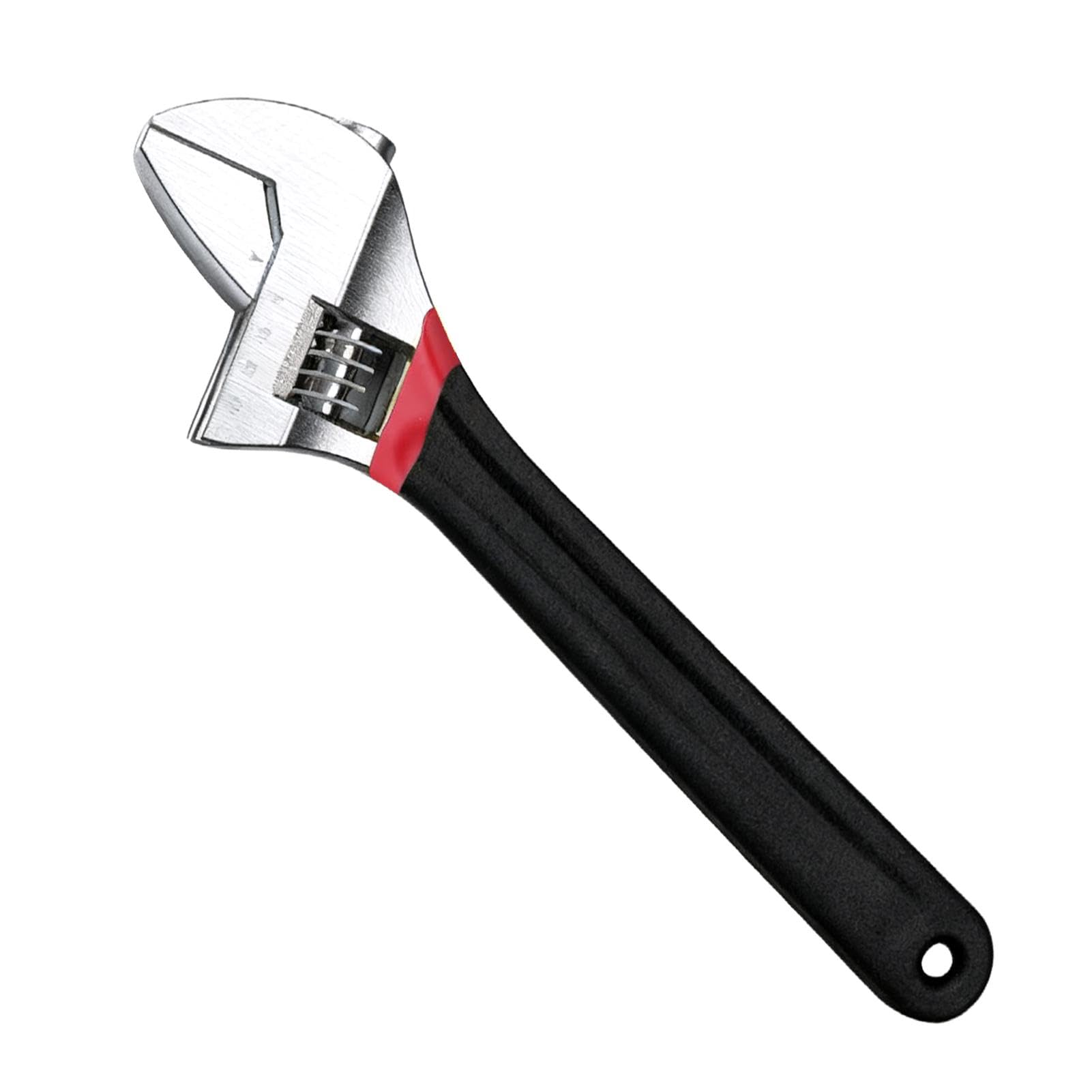 6"/150mm Adjustable Wrench, 20mm Wide Jaw Opening Adjustable Wrench, Small Metric Scales Spanner, High Carbon Steel with Non-Slip Handle, for Basin Waste Under Sink, Plumbing Hand Tool(SIZE:6 inches)