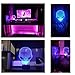 FLYMEI 3D Nightlights for Kids 3D Alien Desk Lamp Unique Night Light for Room Decor 7 Colors Changing USB Powered Touch Button LED Table Lamp - Best Alien Gifts for Kids/Birthdays