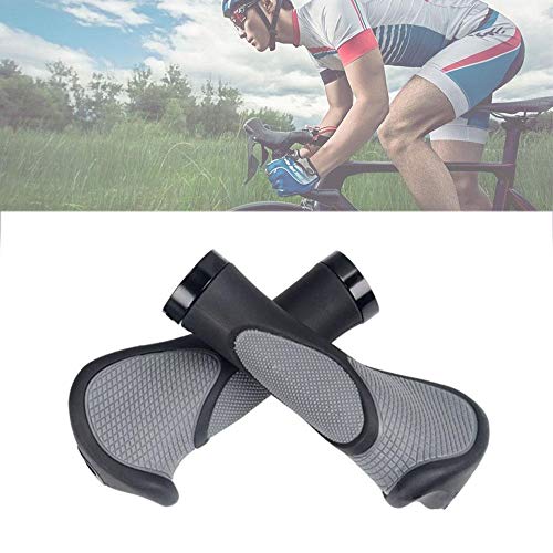 Eyech One Pairs Bike Handlebars Grips, Rubber Ergonomic Bicycle Handlebars Grip For Mountain Bike #TOP5