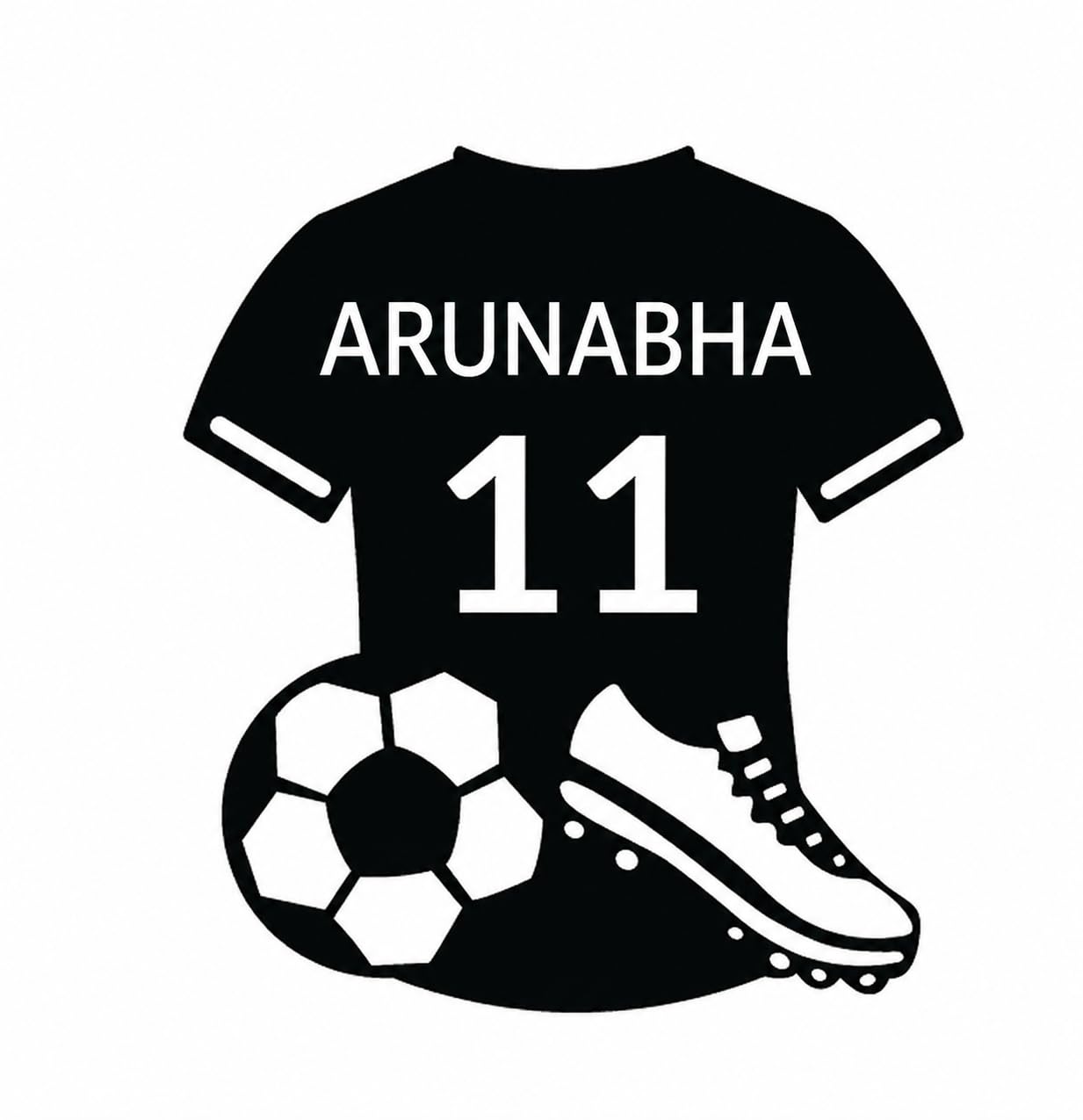 Personalised Football Jersey LED Wall Lamp, Custom Name and Number, Warm LED, Wall Mountable, Gift for Football Fans-image-49
