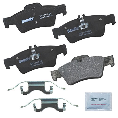 Image of Bendix Priority1 CFC1424 Rear Brake Pads for Benz C63 AMG,CL500,CL550,CL600,CLS350,CLS400,CLS500,CLS550,E200,E250,E280,E300,E320,E350,E400,E500,E550,S350,S400,S430,S450,S500,S550,S600,SL55 SL63