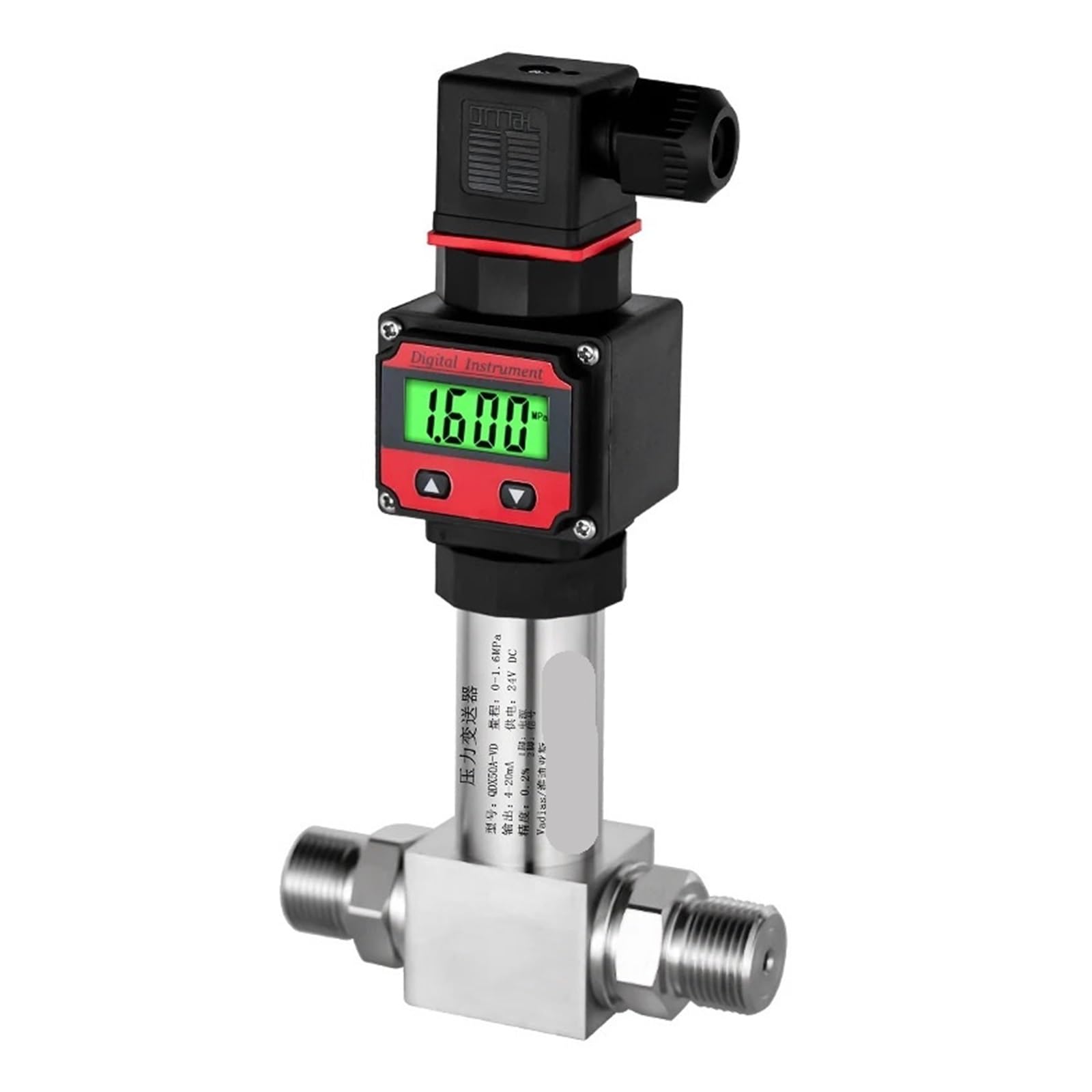 IEUMJNAT Differential Pressure Transmitter 4-20mA 0-10V RS485 M20*1.5 Sensor 0-50pa 0-200pa 0-500Kpa 0-4Mpa(Purple)