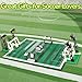 Cabeeskii Soccer Playset Building Blocks, Football Court Baseplate Brick with Football Goals, launchers Bricks, 2 Footballs, Soccer Building Bricks SetCompatible with Major Brands