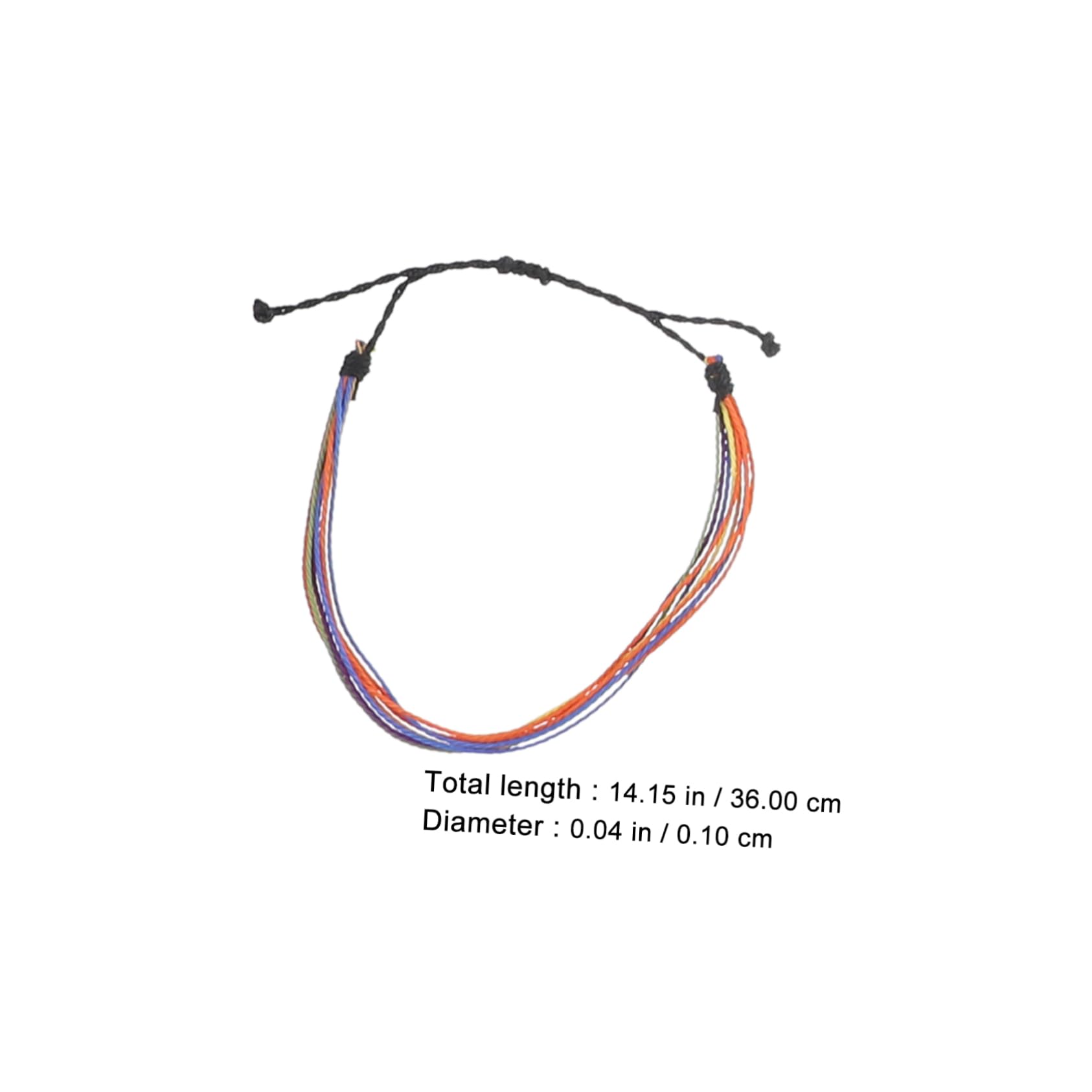 48piezas Tobilleras Ajustables De Pulseras Trenzadas Para Mujeres y Accesorios De Verano Impermeables Para Playa y Fiesta