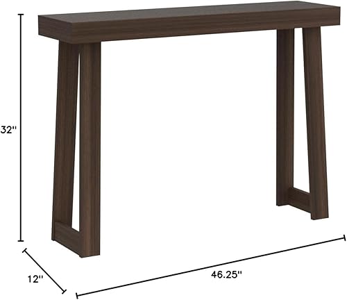 Miniatura 2 de Plank+Beam Solid Wood Console Table, 46 Inch, Sofa Table, Narrow Entryway Table for Hallway, Behind The Couch, Living Room, Foyer, Easy Assembly,