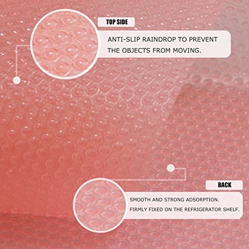 Rwotlls 10Pcs Refrigerator Liners, Washable Fridge Liner Mats Covers Pads For Glass Shelf Cupboard Cabinet Drawer Home Kitchen Accessories Organization (Pink) #TOP3