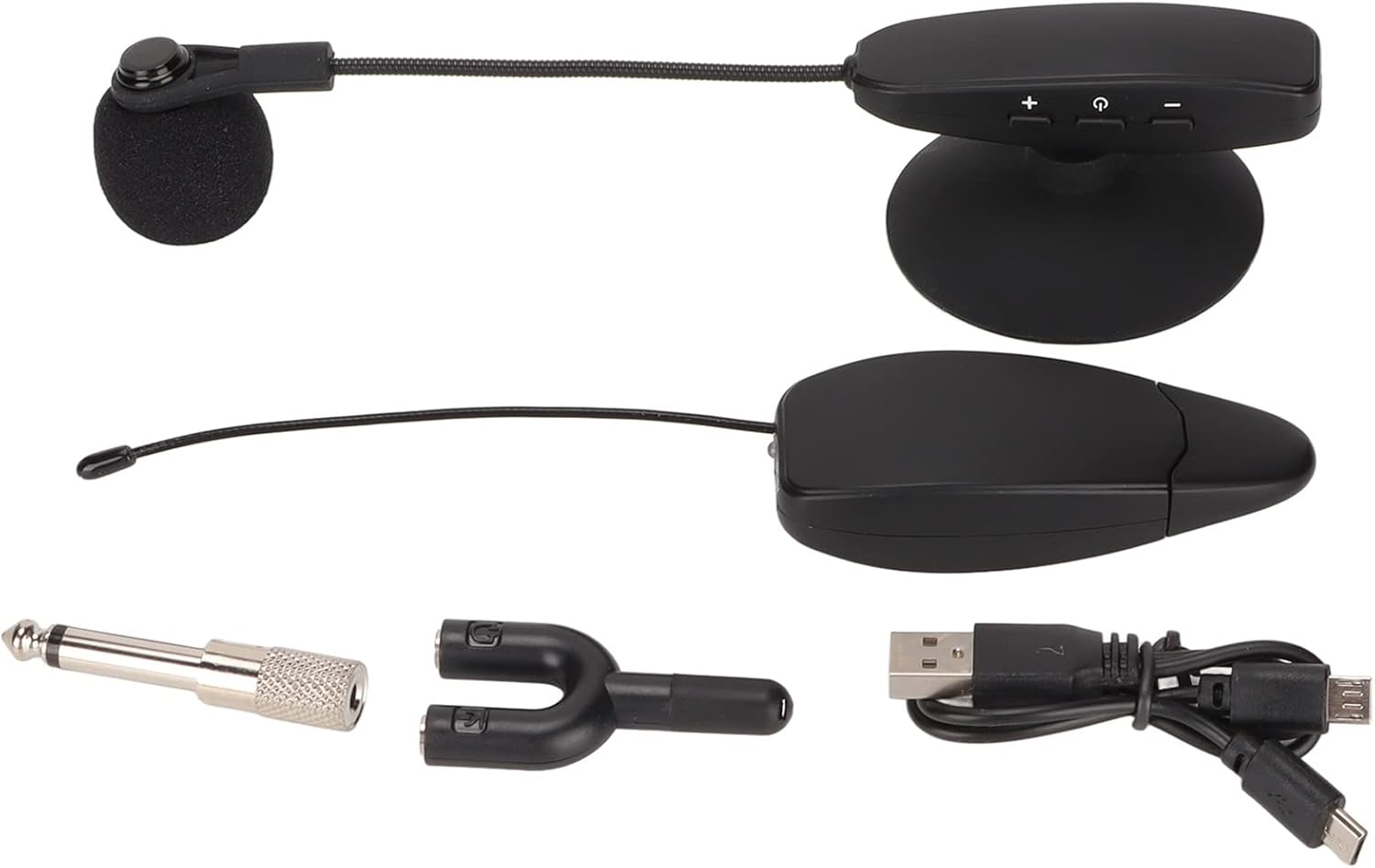 Instrument Microphone,Noise Cancelling UHF Clip Condenser Mic,Voice