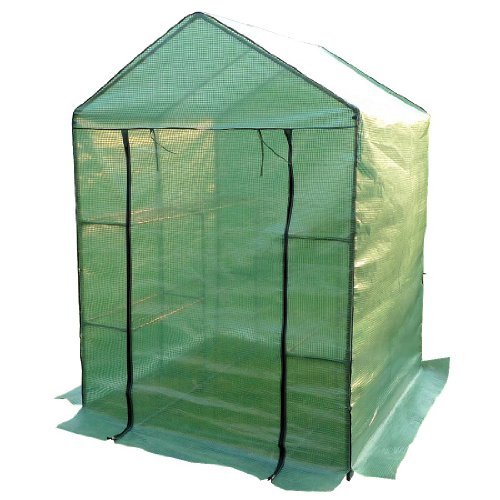 Zelsius Serre à Film avec étagère | 195 x 143 x 143 cm | Vert | Serre à tomates Stable pour Le Jardin, Balcon | Serre à Feuilles, Cadre Froid pour tomates, légumes, Fruits, Fleurs Zelsius Serre à Film avec étagère | 195 x 143 x 143 cm | Vert | Serre à tomates Stable pour Le Jardin, Balcon | Serre à Feuilles, Cadre Froid pour tomates, légumes, Fruits, Fleurs