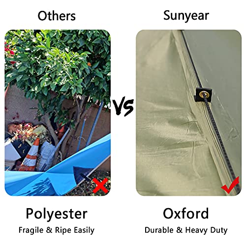 Image of Hammock Rain Fly Tent Tarp Provides Effective Protection Against Rain, Snow. 32ft Long Ridgeline. Big 9.8x9.5ft Durable, Waterproof 210D Oxford. 6 Reflective Guy Lines, 2 Stuff Sacks. Easy Assembly