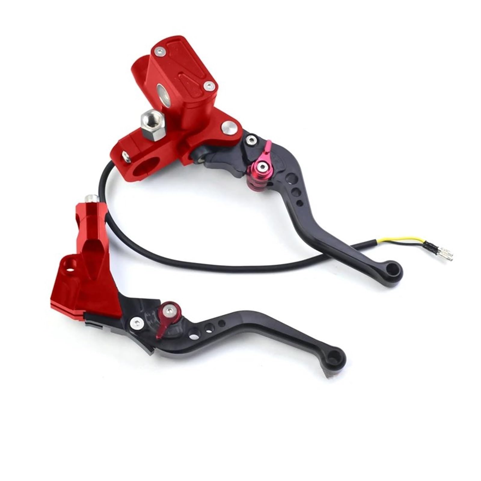 Hguvsjd Red For Cr Cr80 Cr85 Cr125 Cr250 22Mm 7/8'' Motorcycle Handlebar Handle Brake Clutch Line Lever Motorcycle Brake Lever(Red)