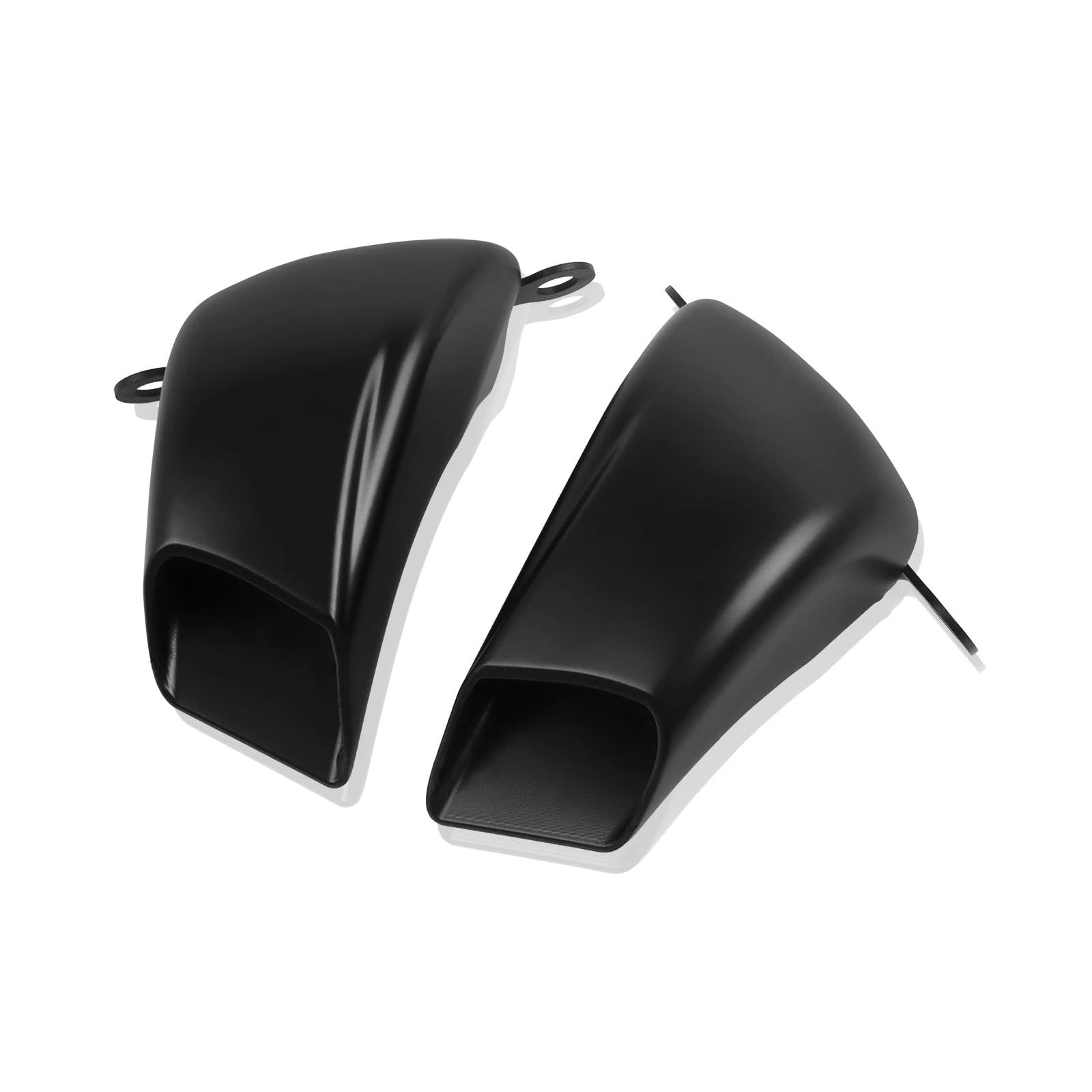 Conductos de refrigeración de aire de pinza Cubierta protectora del radiador para la pinza de freno de aire y refrigeración, compatible con Ducati Panigale V4 V4S/R Streetfighter V4 V4S(Matte Black)