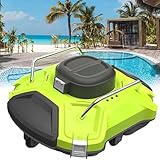 PxkVrin Limpiafondos robótico automático para Piscinas, Aspirador...