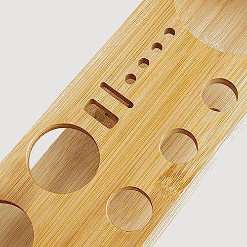 Kits de coctelería con soporte de madera para evitar el desorden 3