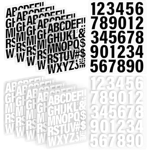 Tomtary Iron-on Letters & Numbers Set Cover