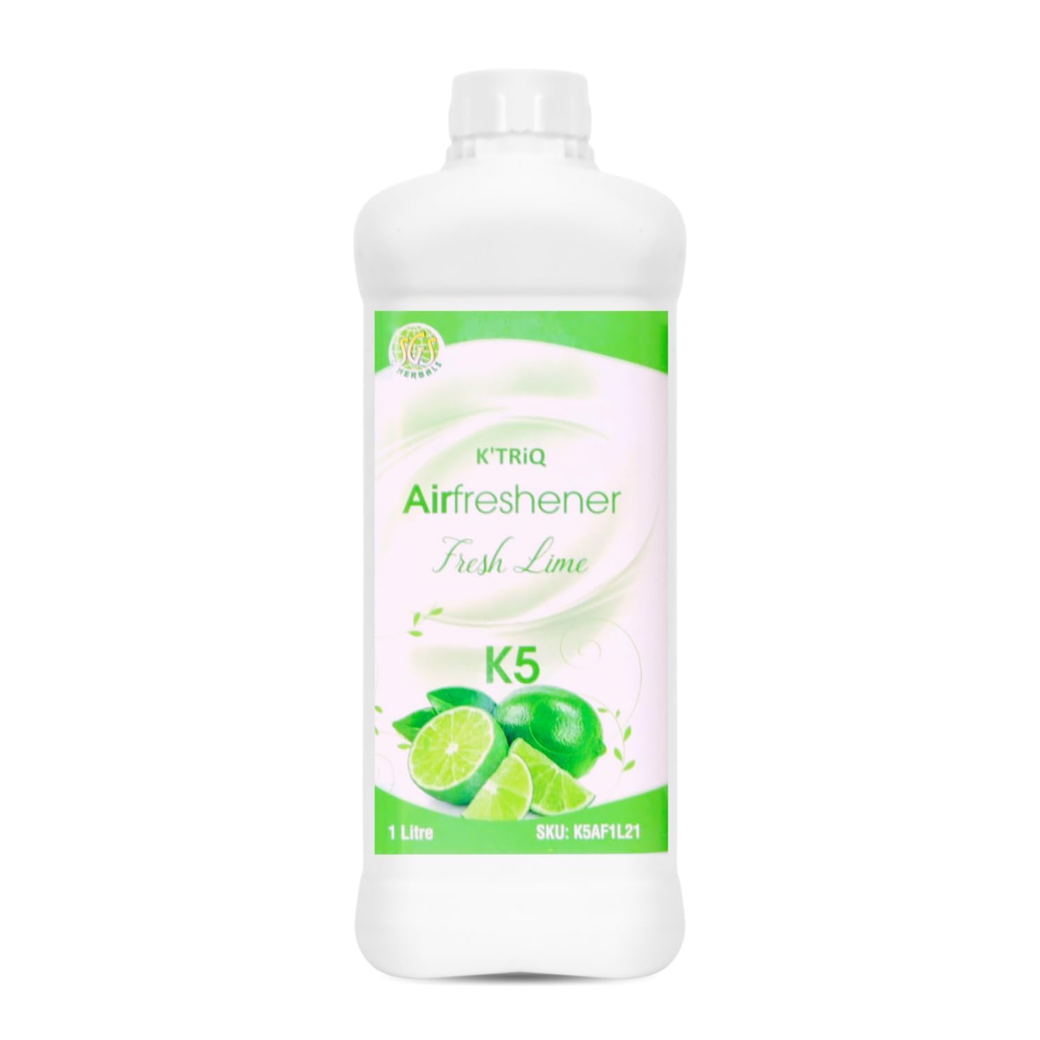 K-5 Air freshener Fresh Lime Flavor | Nature Inspired Fragrance for Home & Office | Long Lasting Fragrance 1 Liter Pack of 1