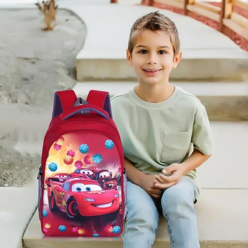 Image of Polyester kids Primary School Backpack, 30 Litres, Cartoon Print, for Tuition, Nursery to 5th Standard Boys and Girls Lightweight cartoon Bag