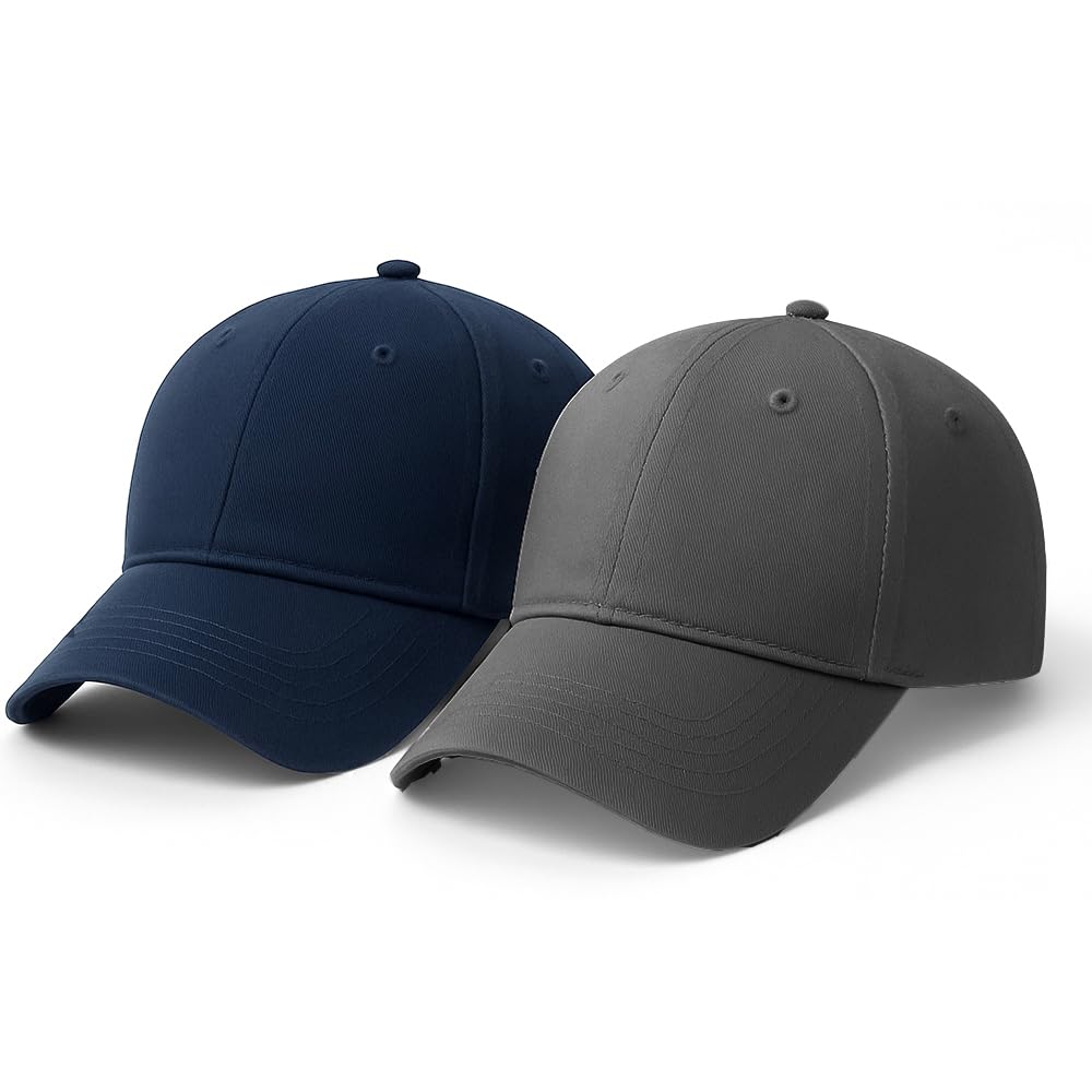 Unisex Cotton Baseball Cap Combo Pack of 2
