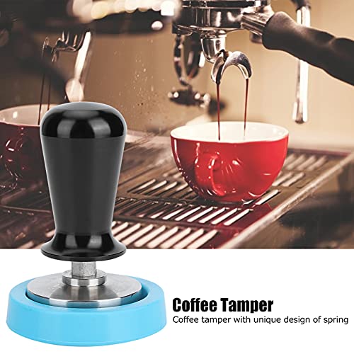 Coffee Powder Bean Press Hammer, Unique Spring Design Heavy‑Duty Stainless Steel Coffee Bean Tamper Easy to Clean for Home - Image 2