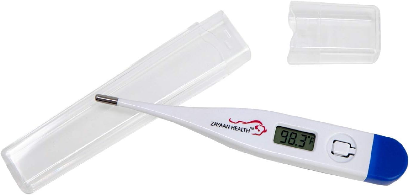 Classic Balance Digital Thermometer High Accuracy Fast Response Rigid Sensor Tip, Blue