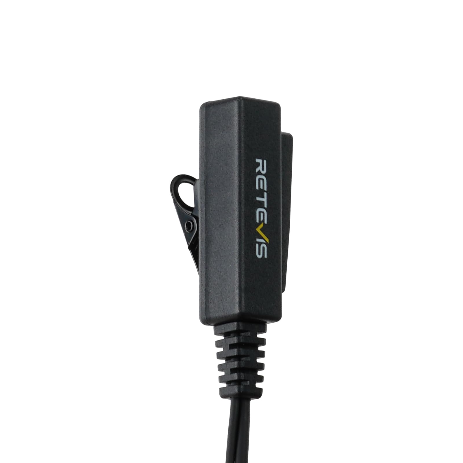 Retevis Auricolare a forma di G per walkie talkie con microfono, Big PTT RT22 RT68 H-777S RT22S RB68, compatibile con Baofeng BF-888S Arcshell pxton Walkie Talkie, auricolare radio a 2 pin a 2 vie