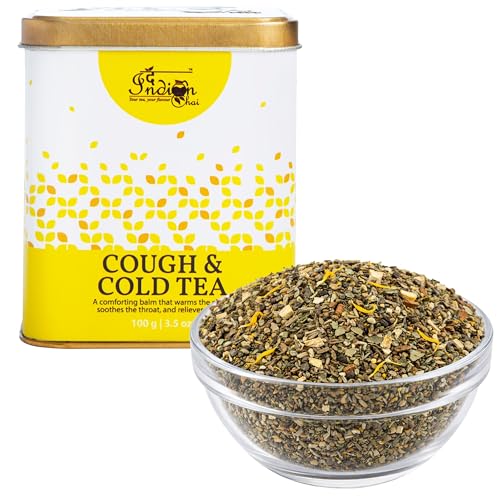 The Indian Chai - Cough & Cold Tea 100g | Herbal Tea with Tulsi, ...