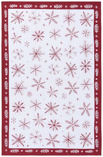 Image of Now Designs Printed Cotton Dishtowel - Snowflake