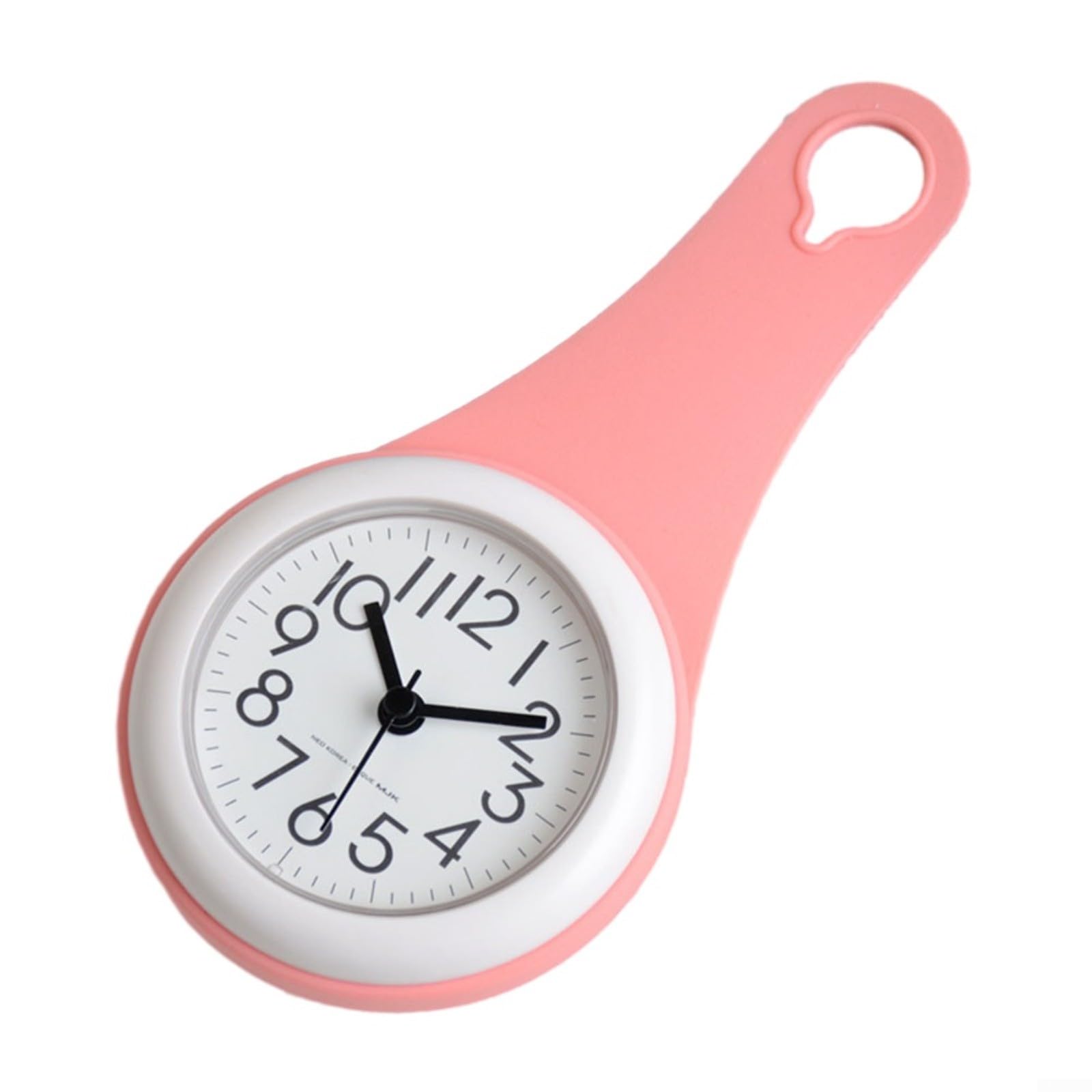 ZYNCUE Wanduhr, Badezimmer, wasserdicht, klein, digital, leise, Duschuhr, Dekoration für den täglichen Gebrauch zu Hause (für Rosa)