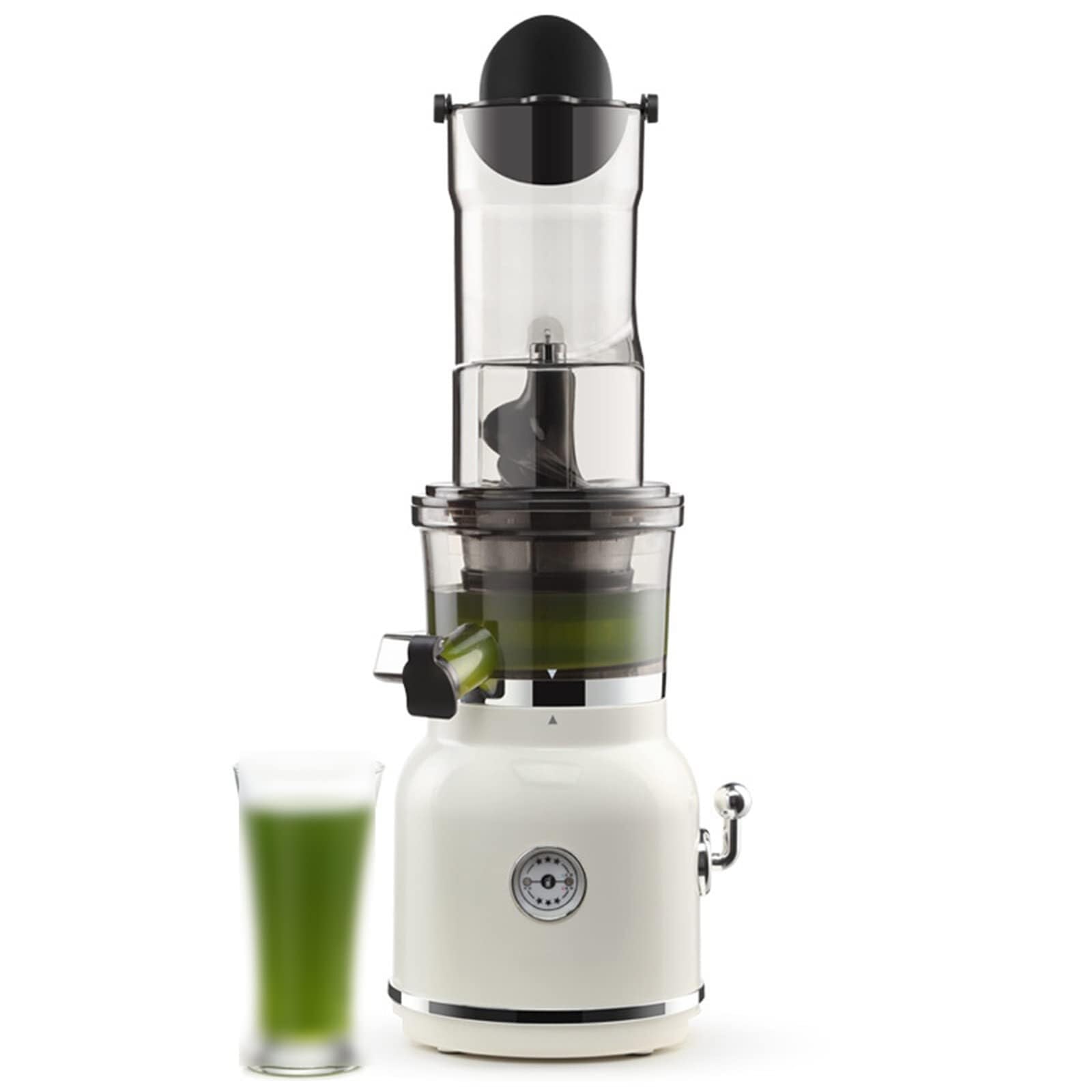 Slow Masticating Juicer Cold Press Juicer Machine for Vegetables Fruits Easy to Clean High Juice Yield Low Noise