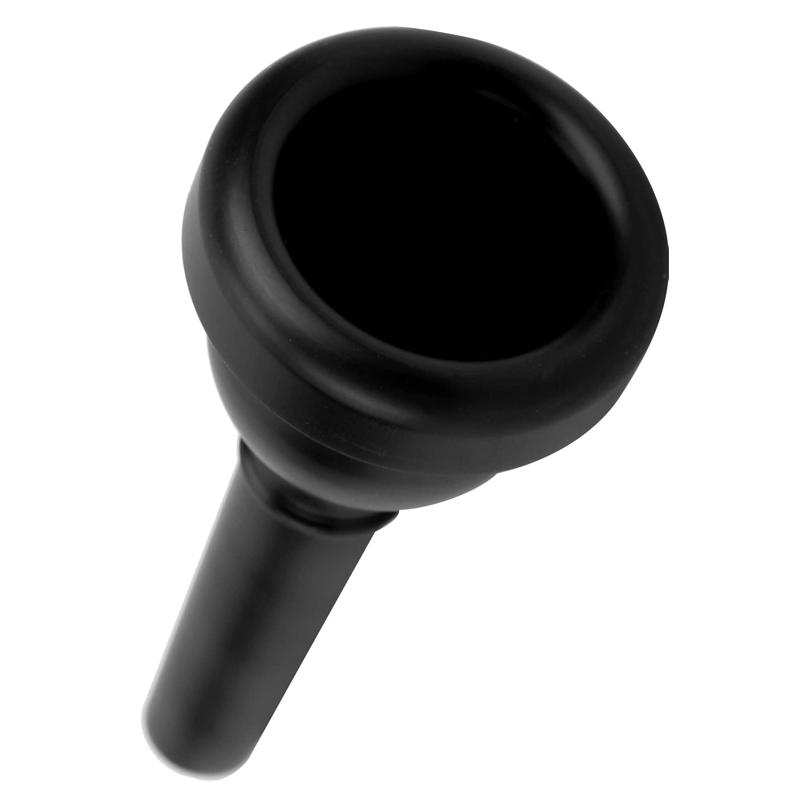 Boquilla de Trombón Alto, MT-22 Boquilla de Trombón Liviana Boquilla Desmontable de Plástico ABS para Principiantes para Niños para Instrumentos Musicales Ejercicio para Regalo(negro)