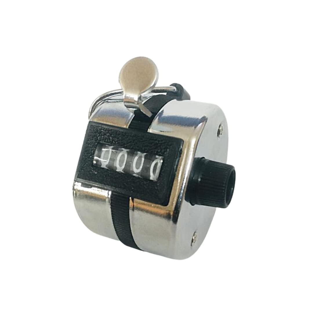 Stainless Steel Hand Tally Counter 4 Digit Number Lap Count/Jaap Counter (Pack Of 2)-image-7
